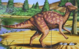 PARTS ONLY - Dinosaurs Extinct? Board Game - (1) Corythosaurus Dino Life Card Only