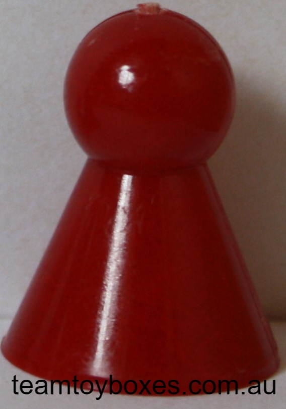 PARTS ONLY - Police Alert Board Game - (1) Red Playing Piece Only