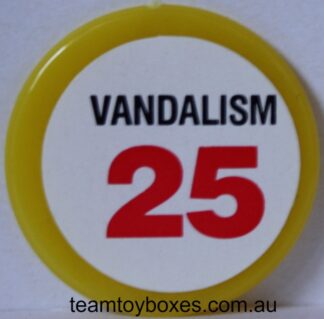 PARTS ONLY - Police Alert Board Game - (1) #25 Incident Marker Only