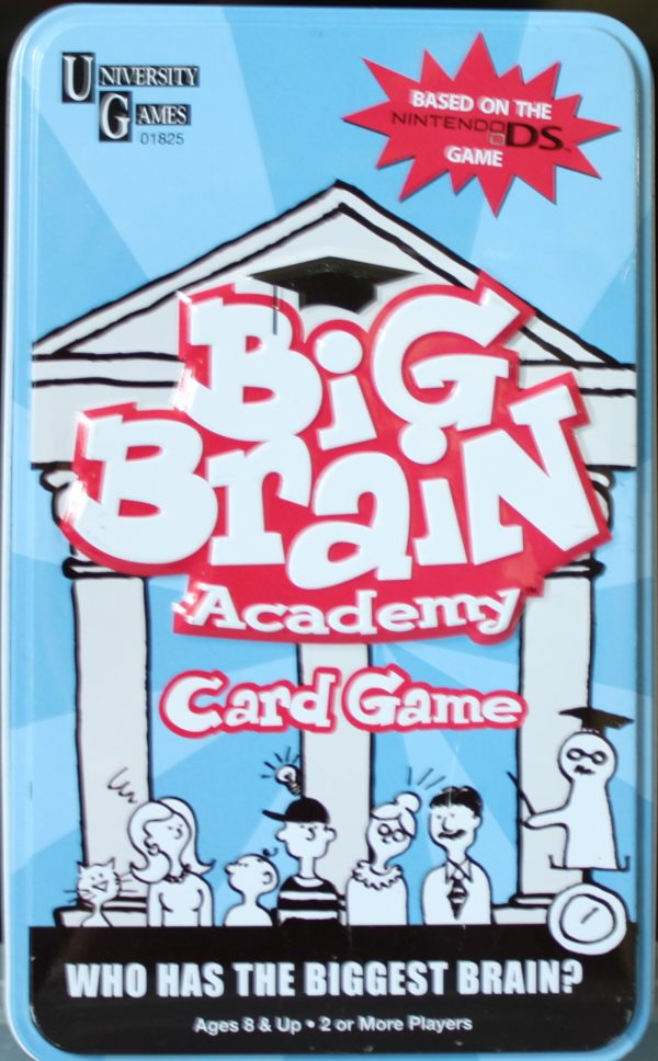Big Brain Academy Card Game Tin Edition - Used