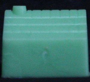 PARTS ONLY - Monopoly Toltoys 1960s Board Game - (1) Plastic Green House Only