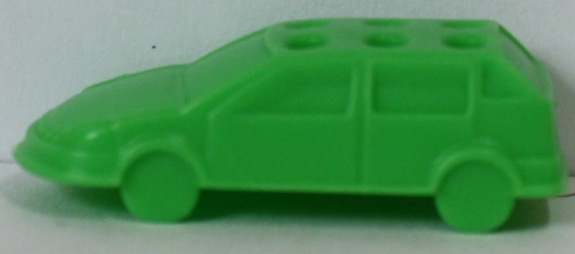 PARTS ONLY - The Game Of Life (2007) Board Game - (1) Green Plastic Car Pawn Only