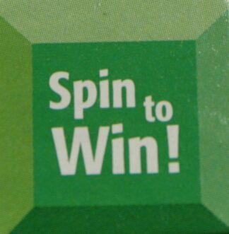 PARTS ONLY - The Game Of Life (2007) Board Game - (4) Spin To Win Green Tokens Only
