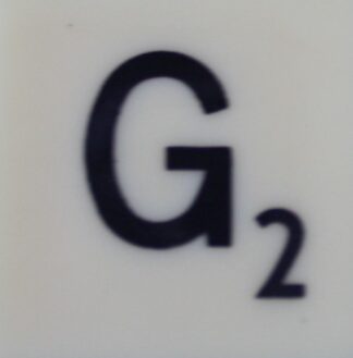 PARTS ONLY - Scrabble Board Game T R Urban 1955 Version - (1) Letter G Only