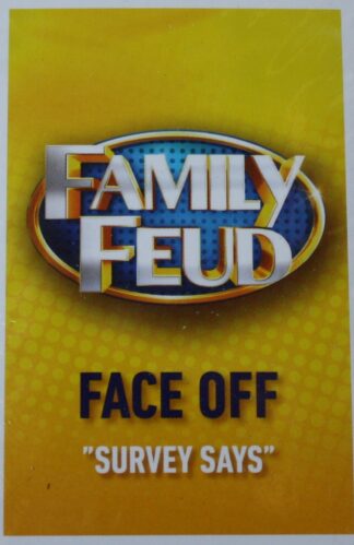 PARTS ONLY - Family Feud 2nd Edition Board Game - Pack (20) Face Off Cards Only