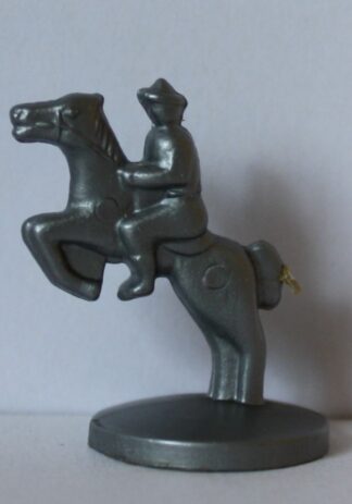 PARTS ONLY - Monopoly Toltoys 1960s Board Game - (1) Plastic Horse and Rider Token Only