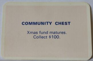 PARTS ONLY - Monopoly Toltoys 1960s Board Game - #2 Community Chest Card Only