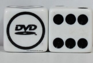 PARTS ONLY - Trivial Pursuit DVD Disney Edition Board Game - (2) Dice Only