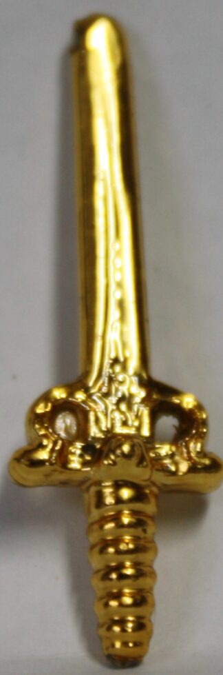 PARTS ONLY - Dark World Board Game - (1) Golden Broad Sword Only