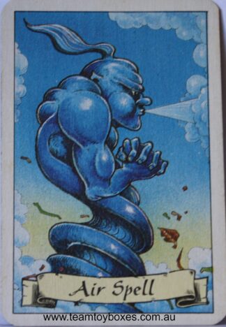 PARTS ONLY - Hero Quest Board Game - (1) Swift Wind Air Spell Card Only