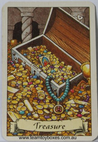 PARTS ONLY - Hero Quest Board Game - (1) 10 Gold Coin Treasure Card Only