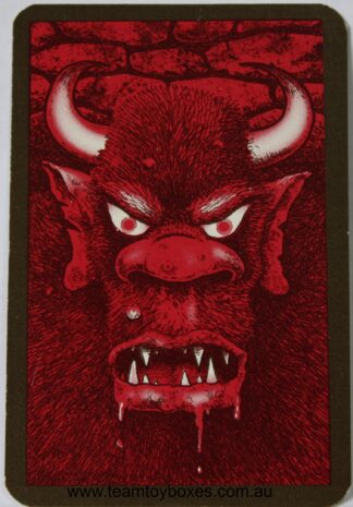 PARTS ONLY - Hero Quest Board Game - (1) Chaos Warrior Monster Card Only