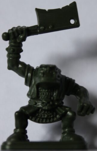 PARTS ONLY - Hero Quest Board Game - (1) Unpainted Orc with Cleaver Only