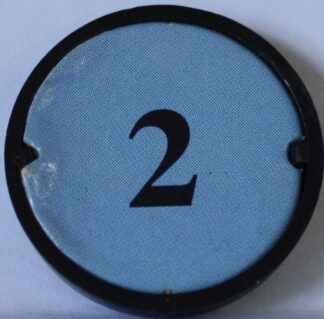 PARTS ONLY - Dark World Board Game - (1) Number 2 Blue Stand Only