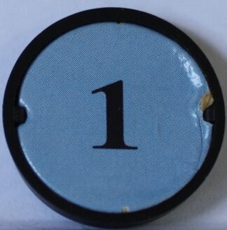 PARTS ONLY - Dark World Board Game - (1) Number 1 Blue Stand Only
