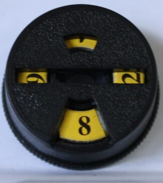 PARTS ONLY - Dark World Board Game - (1) Yellow Numbered Stand Only