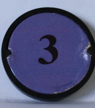 PARTS ONLY - Dark World Board Game - (1) Number 3 Mauve Stand Only