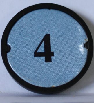 PARTS ONLY - Dark World Board Game - (1) Number 4 Blue Stand Only