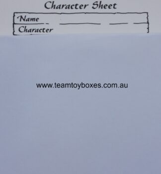 PARTS ONLY - Hero Quest Board Game - (1) Character Single Sheet Only