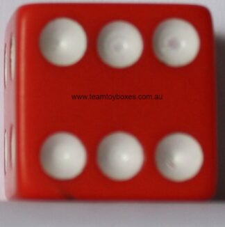 PARTS ONLY - Risk Strategy Board Game 1959 South African Version - (1) Red Die Only
