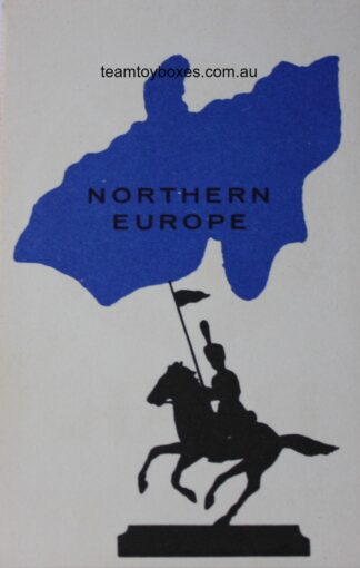 PARTS ONLY - Risk Strategy Board Game 1959 South African Version - (1) Northern Europe Card Only