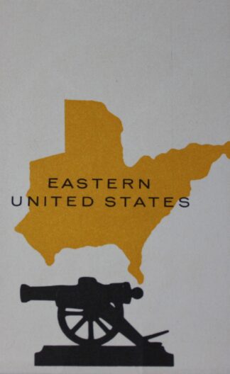 PARTS ONLY - Risk Strategy Board Game 1959 South African Version - (1) Eastern United States Card Only