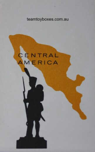 PARTS ONLY - Risk Strategy Board Game 1959 South African Version - (1) Central America States Card Only