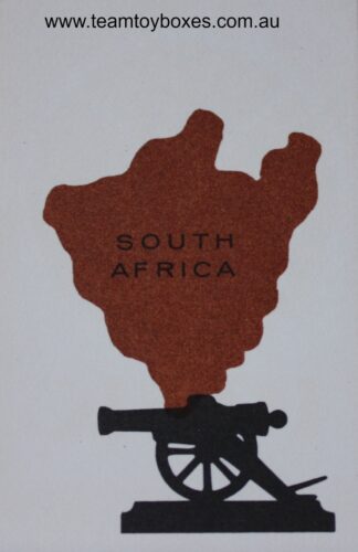 PARTS ONLY - Risk Strategy Board Game 1959 South African Version - (1) South Africa Card Only
