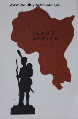 PARTS ONLY - Risk Strategy Board Game 1959 South African Version - (1) East Africa Card Only