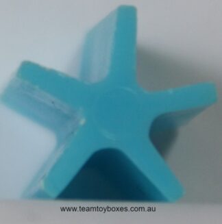 PARTS ONLY - Risk Strategy Board Game 1959 South African Version - (1) Blue Shaped Playing Piece Only