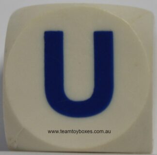 PARTS ONLY - Boggle Word Game - (1) Boggle Letter Cube Qu U M H N I Only