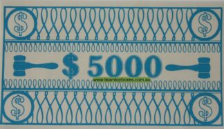 Parts Only - Golden Hammer Board Game - (1) Pack of 10 $5,000 Money Only