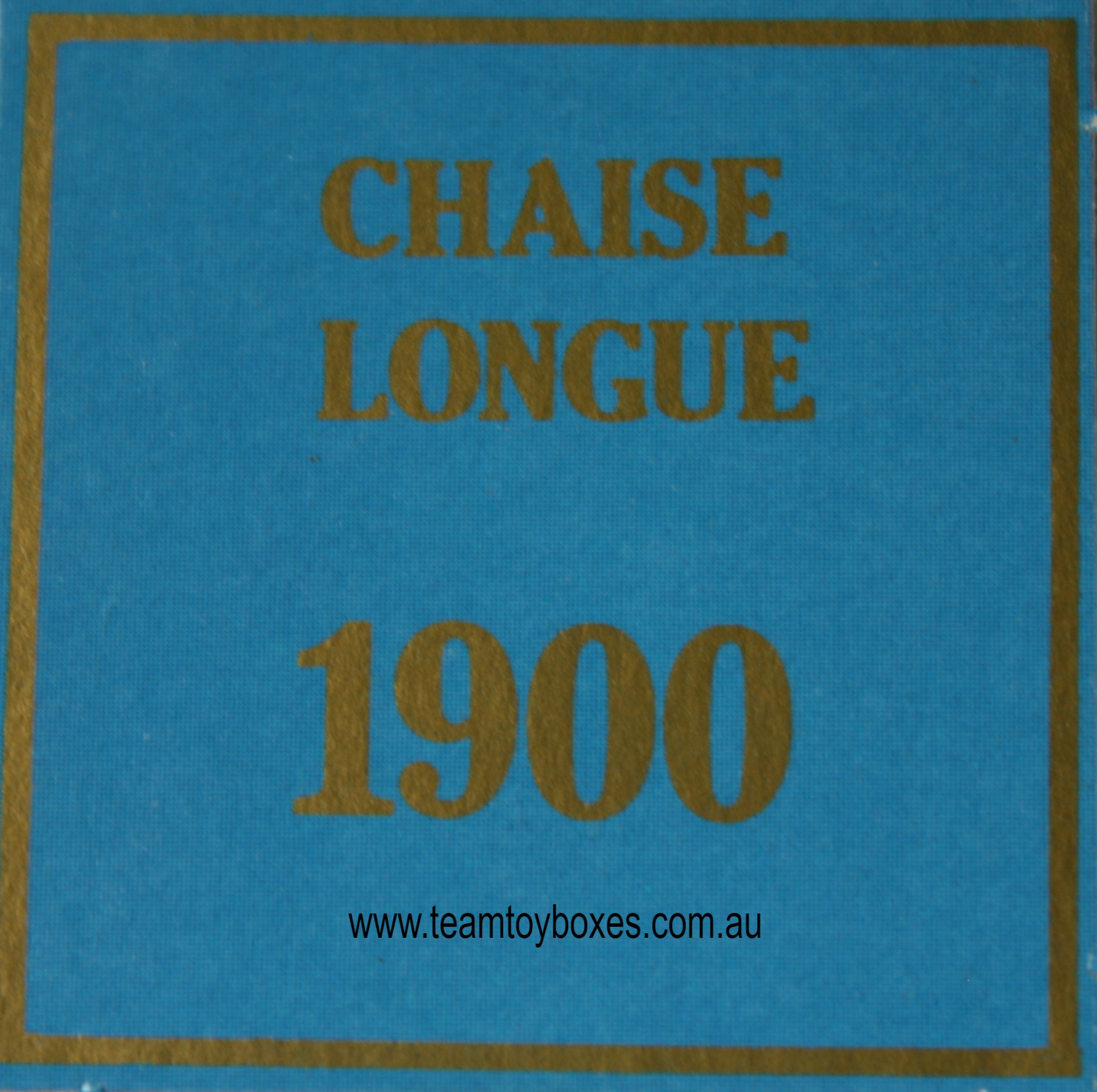 Parts Only - Golden Hammer Board Game - (1) Chaise Longue $1,900 Sale Card Only