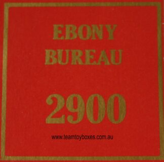 Parts Only - Golden Hammer Board Game - (1) Ebony Bureau $2,900 Sale Card Only