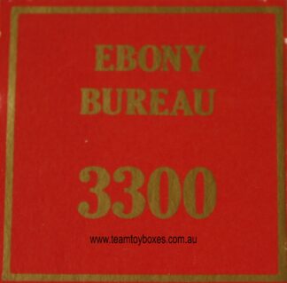 Parts Only - Golden Hammer Board Game - (1) Ebony Bureau $3,300 Sale Card Only