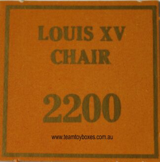 Parts Only - Golden Hammer Board Game - (1) Louis XV Chair $2,200 Sale Card Only