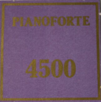 Parts Only - Golden Hammer Board Game - (1) Piano Forte $4,500 Sale Card Only