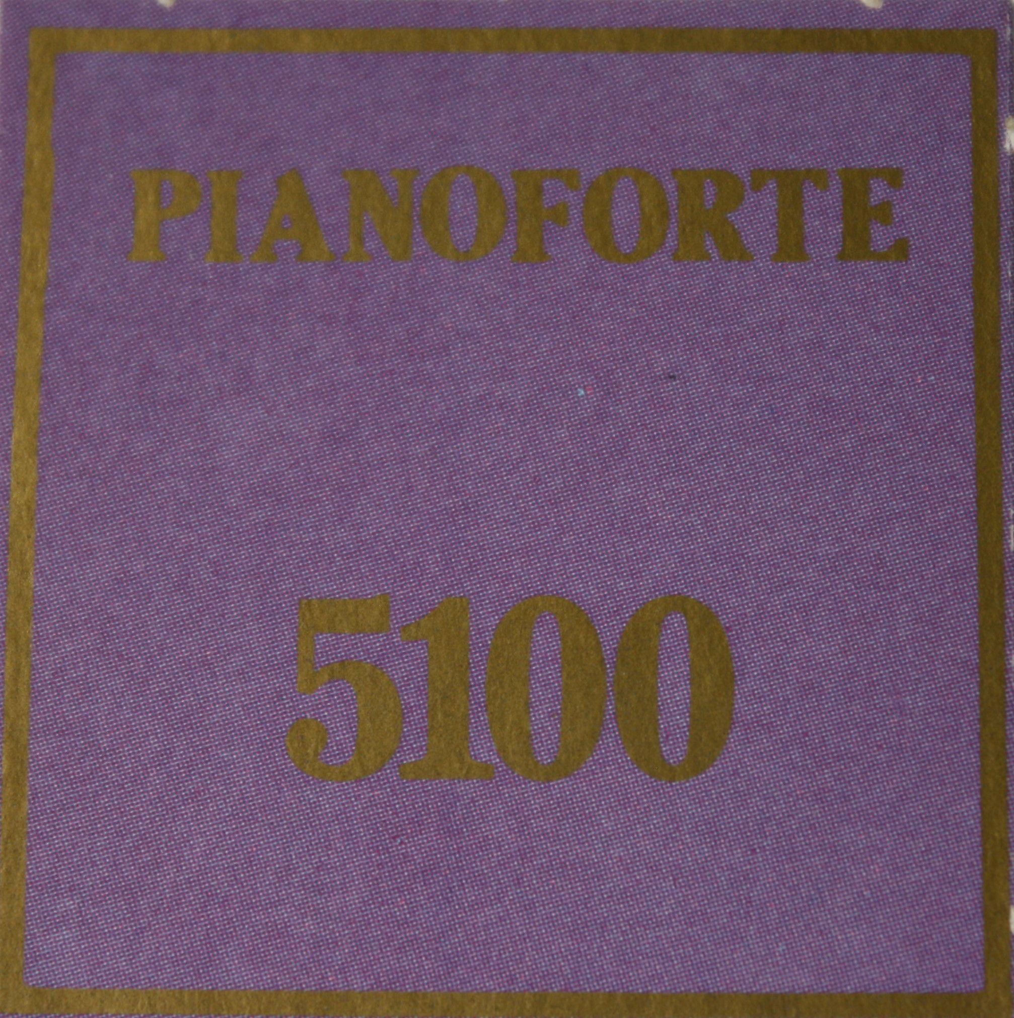 Parts Only - Golden Hammer Board Game - (1) Piano Forte $5,100 Sale Card Only