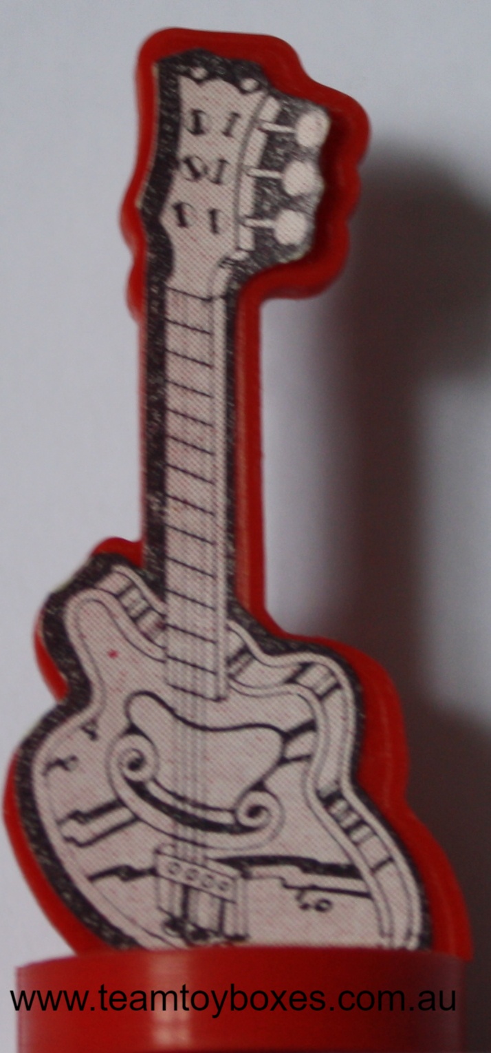 PARTS ONLY - Rockology Board Game - (1) Red Guitar Token Only