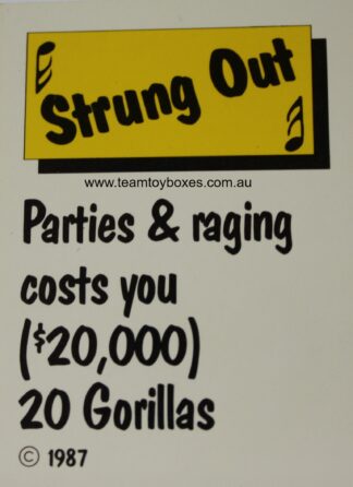 PARTS ONLY - Rockology Board Game - (1) Pop Luck Card Only