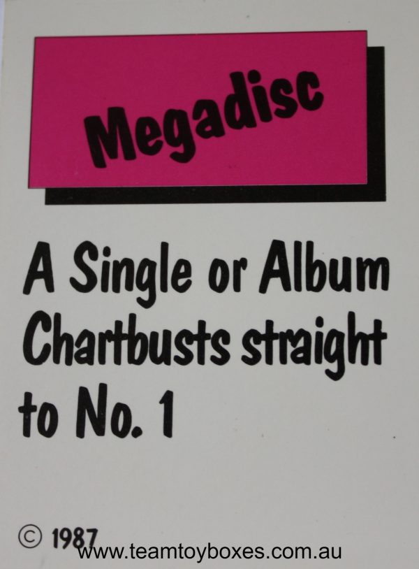 PARTS ONLY - Rockology Board Game - (1) Chartbuster Card Only