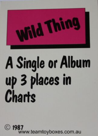 PARTS ONLY - Rockology Board Game - (1) Chartbuster Card Only