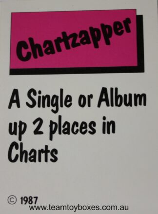 PARTS ONLY - Rockology Board Game - (1) Chartbuster Card Only