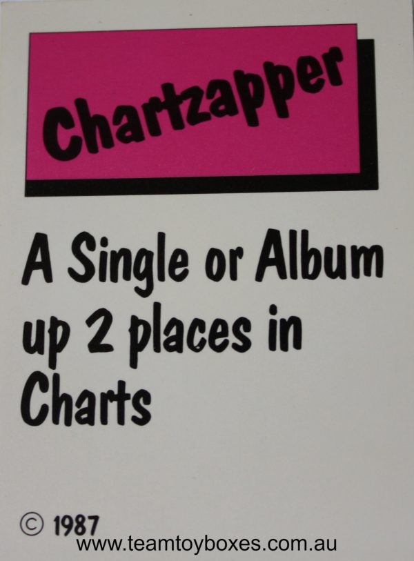 PARTS ONLY - Rockology Board Game - (1) Chartbuster Card Only