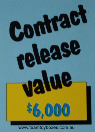 PARTS ONLY - Rockology Board Game - (1) $6,000 Contract Release Only