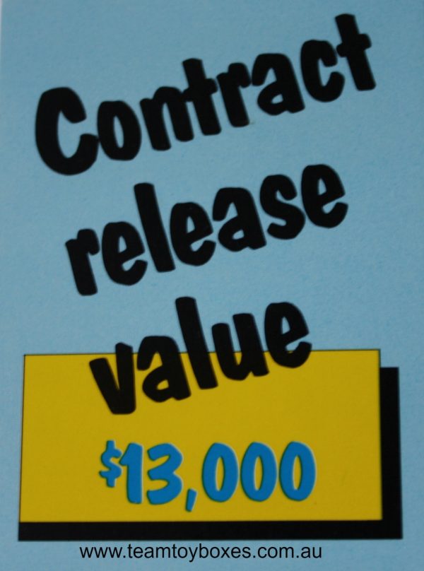PARTS ONLY - Rockology Board Game - (1) $13,000 Contract Release Only