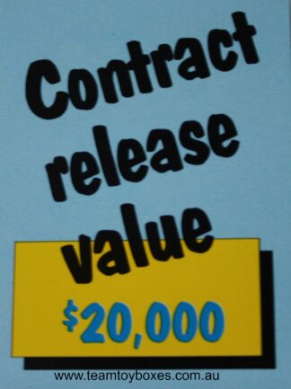 PARTS ONLY - Rockology Board Game - (1) $20,000 Contract Release Only