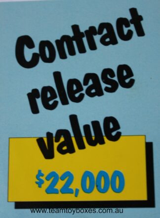 PARTS ONLY - Rockology Board Game - (1) $22,000 Contract Release Only