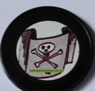 PARTS ONLY - Rockology Board Game - (1) Jolly Roger Disc Only