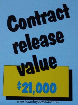 PARTS ONLY - Rockology Board Game - (1) $21,000 Contract Release Only